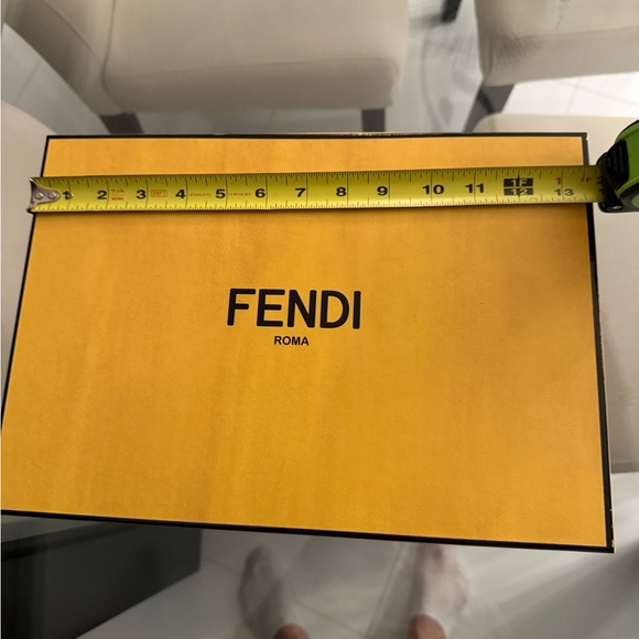 Fendi Bright Yellow Storage Box - Picture 3 of 5